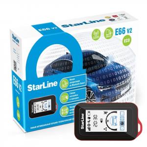 Автосигнализация StarLine E66 v2 GSM ECO с обратной связью